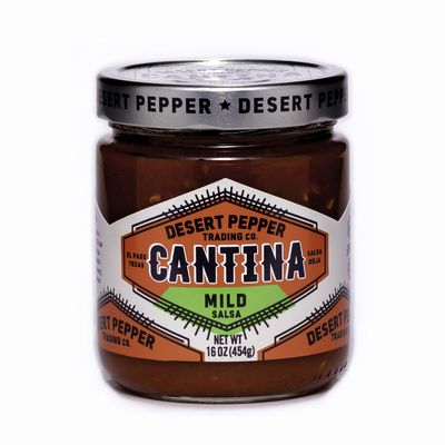 Desert Pepper Cantina Salsa with Tomatoes, Garlic, and Jalapeno Peppers - Restaurant Style Authentic Cantina Salsa Dip - Vegan, Gluten-Free, Low Carb Snack - Mild Red, 6-Pack