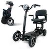 Foldable Mobility Scooter for Adults and Seniors, Lightweight & Long Range Four Wheel Mobility Scooters (RED Model) view 1