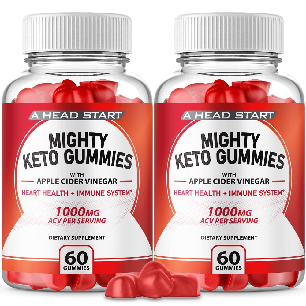 IDEAL PERFORMANCE (2 Pack) Mighty Keto Gummies Mighty Keto ACV Gummies (120 Gummies)