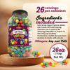 Stonehedge Farms Flavored Rainbow Caramel Popcorn | 26 oz Tub (Pack of 2) | Reclosable Barrels | Red, Yellow, Green and Blue | Colorful Gourmet Carmel Popped Pop Corn | Bulk Shareable Gift view 2