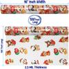 AnapoliZ Christmas Cellophane Wrap Roll | 100 Ft Long X 16 in. Wide | 2.3 Mil Crystal Clear Christmas Puppies Cellophane | Gifts, Baskets, Treats Cello Wrapping Paper | Christmas Puppies Cello Roll view 2