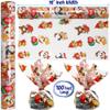 AnapoliZ Christmas Cellophane Wrap Roll | 100 Ft Long X 16 in. Wide | 2.3 Mil Crystal Clear Christmas Puppies Cellophane | Gifts, Baskets, Treats Cello Wrapping Paper | Christmas Puppies Cello Roll view 3