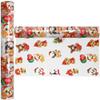 AnapoliZ Christmas Cellophane Wrap Roll | 100 Ft Long X 16 in. Wide | 2.3 Mil Crystal Clear Christmas Puppies Cellophane | Gifts, Baskets, Treats Cello Wrapping Paper | Christmas Puppies Cello Roll view 4