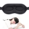MZOO Luxury Sleep Mask for Back, Side Sleeper, Complete Light Blocking Sleeping Eye Mask Night Blindfold, 3D Zero Pressure & Spacious for Lash Extensions, Breathable Soft Eye Cover Flight Nap Travel view 1