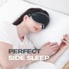 MZOO Luxury Sleep Mask for Back, Side Sleeper, Complete Light Blocking Sleeping Eye Mask Night Blindfold, 3D Zero Pressure & Spacious for Lash Extensions, Breathable Soft Eye Cover Flight Nap Travel view 2