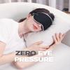 MZOO Luxury Sleep Mask for Back, Side Sleeper, Complete Light Blocking Sleeping Eye Mask Night Blindfold, 3D Zero Pressure & Spacious for Lash Extensions, Breathable Soft Eye Cover Flight Nap Travel view 4