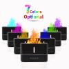 300ml Flame Air Diffuser with Remote Control, 7 Colors Essential Oil Diffuser, USB-C Aroma Humidifier with Fire Flame, 2 Mist Mode, 4 Timer, No-Water Auto-Off Protection for Home/Gym/Yoga/Spa view 2