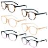 YEIN Reading Glasses 6 Pairs Blue Ligtht Blocking Reading Glasses for Men and Women Fashion Square Frame Readers(Dark tortois,Champagne,Black purple,+0.00) view 1