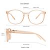 YEIN Reading Glasses 6 Pairs Blue Ligtht Blocking Reading Glasses for Men and Women Fashion Square Frame Readers(Dark tortois,Champagne,Black purple,+0.00) view 3