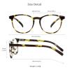 YEIN Reading Glasses 6 Pairs Blue Ligtht Blocking Reading Glasses for Men and Women Fashion Square Frame Readers(Tortoise,Pinkfloral,Black,+2.75) view 3