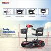 Folding Mobility Scooter for Seniors 4 Wheel Scooter for Adults Electric Medical Scooter Compact for Foldable in Boot Trunk for Traveling with Seniors view 3