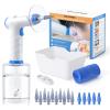 Ear Wax Removal, Electric Ear Cleaning Kit with Light, FSA-HSA-Eligible, Ear Irrigation Kit with 4 Pressure Modes, Safe and Effective Ear Flush Kit with Ear Cleaner - Includes Basin, Towel & 15 Tips view 1