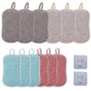 12 Pack Non-Scratch Microfiber Sponge Along with Heavy Duty Scouring Power, Multi-Purpose Scrub Sponges for Kitchen, Effortless Cleaning of Dishes, Pots and Pans All at Once view 1