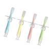 Healifty 2sets Newborn Toothbrush Baby Toothbrush Toddler Silicone Kids u Shaped Brush Stands on Its Own 4pcs*2 view 2