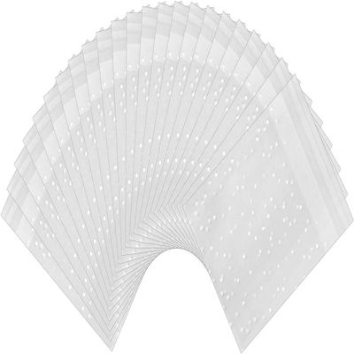300 PCS Self Adhesive Cookie Bags White Dotted Cellophane Treat Bags Resealable Cellophane Bags, Self Sealing Cello Bags - For Bakery, Candle, Soap, Cookie Poly Bags - 4x4 Inch