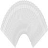 300 PCS Self Adhesive Cookie Bags White Dotted Cellophane Treat Bags Resealable Cellophane Bags, Self Sealing Cello Bags - For Bakery, Candle, Soap, Cookie Poly Bags - 4x4 Inch view 1