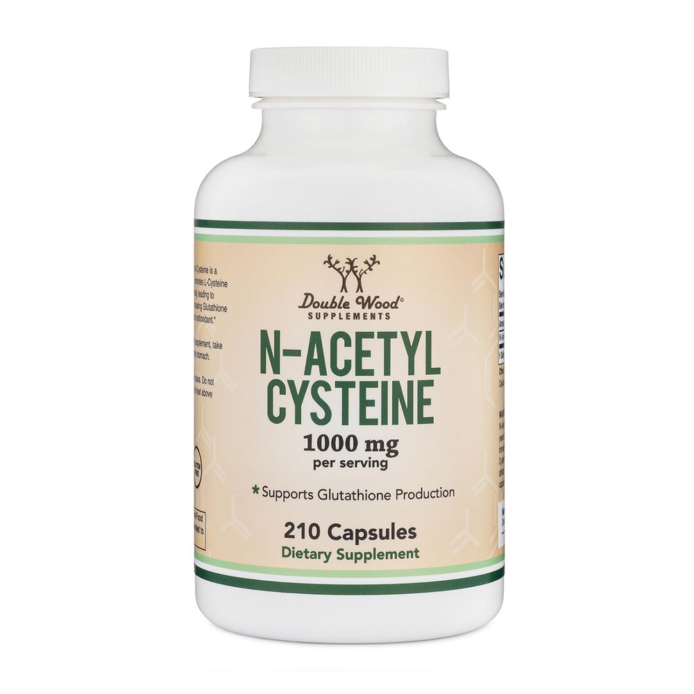 NAC N-Acetyl Cysteine 1,000mg, 99%+ Purity, Lung + Liver, 210 Capsules