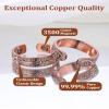 BioMag Magnetic Rings, Pure Copper Ring for Men Women, Adjustable Fingers Thumb Ring Jewelry Gift (Copper B-2Pcs) view 2