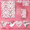 200 Pcs Valentines Day Guest Paper Hand Towels for Bathroom Disposable Napkins Heart Decorative Napkins Dinner Beverage 2 Ply Cocktail for Holiday Wedding Anniversary Party (Sweet Style) view 3