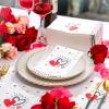 200 Pcs Valentines Day Guest Paper Hand Towels for Bathroom Disposable Napkins Heart Decorative Napkins Dinner Beverage 2 Ply Cocktail for Holiday Wedding Anniversary Party (Lovely Style) view 2