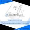 OdontoMed2011 3 Piece Ear Wax Cleaning/Kit, Ear Wax Syringe, Ear Wax Remover, Kidney Bowl Ear Wax Removal Syringe 8 Oz 8" Kidney Tray Ear Wax Remover Curette ODM view 2
