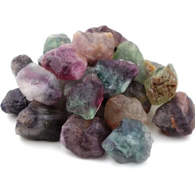 100g Bulk Lots Raw Rough Crystal Quartz Natural Rock Stone Amethyst Citrine Fluorite Mineral Specimen Garden Decor,Rainbow Fluorite