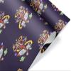 Funny Santa Rocket Gift Wrap Thick Wrapping Paper Outer Space Astronaut Christmas Party Decoration (12 foot x 30 inch roll) view 2