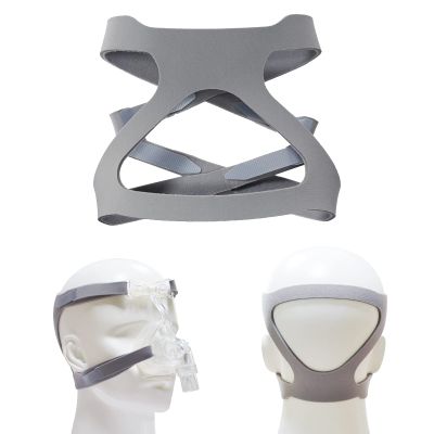 CPAP Mask Headgear Strap, Upgraded More Comfortable Universal CPAP Headgear Flexible Replacement Strap with Stronger Vel-cro for ResMed Mirage Series & Philips Respironics CPAP Mask (Without Mask)