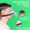 CPAP Mask Headgear Strap, Upgraded More Comfortable Universal CPAP Headgear Flexible Replacement Strap with Stronger Vel-cro for ResMed Mirage Series & Philips Respironics CPAP Mask (Without Mask) view 3