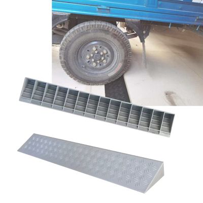 TOOJUN 0.4-4.3" Rise Threshold Ramps Doorway, Portable Wheelchair Ramp with Non-silp Surface for Home Steps, Driveway and Curb, 440 LBS Capacity,Gray-10041cm