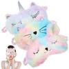 Cute Sleeping Masks 3Pcs Plush Sleeping Eye Cover Soft Funny Eye for Kids Girls and Travel Office Home view 1