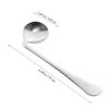 2pcs Adaptive Utensils Curved Spoon Set Right Handed Angled Spoons Cutlery Utensil Stainless Steel Eating Silverware for, Elderly Use view 3
