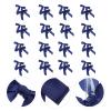 Ciieeo 100pcs Satin Bowknot Ribbon Bows for Craft Present Wrapping for Parties Weddings Showers and Desserts for Bags and Decorations Bags and Treats view 4