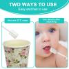 JJOVCE Baby Tongue Cleaner,Disposable Baby Mouth Cleaner, Soft Gauze Toohthbrush Newborn Oral Cleaning Stick Dental Care for 0-36 Month(200) view 4