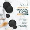 BlissFlow Hot Stones Massage Set with Warmer Kit  12 Basalt Massage Stones  Digital Electric Stone Warmer & Portable Heater  Hot Stones for Massage in Travel Carrying Bag view 4