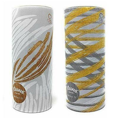 Kleenex Perfect Fit Facial Tissue Tube, 50 Count - (Pack of 2)