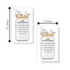 Glass Can Wrap Bamboo Lids Straws Vinyl Crafting DIY How To Care For Instruction Cards | 50 pk | Care Cards SVG Sublimation Personalized Customer 2x3.5 view 2