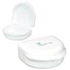 Dental Retainer Case, Odorless Mouth Night Guard Box Tray, Durable and Hygienic, 3.7"W x 2.9"L x 2.2"H White view 1