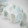 Baby Blue Pull Bow Ribbons , Confetti Flowers, Jordan Almonds Ribbons, Almond Favors Ribbons DIY Favors Flower Pull Bow Ribbon Almonds Made in Italy view 1