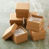 12 Packs: 6 ct. (72 Total) Kraft Ring Boxes by Bead Landing view 2