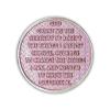 10 Year Sobriety Coin | Legacy AA Chip | Thick Triplate Recovery Anniversary Token (Pink) view 3