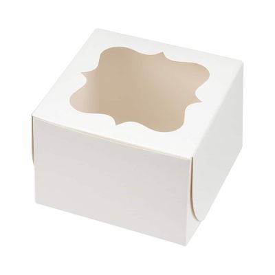Celebrate It 5" White Window Treat Boxes, 12 Packs: 5 ct. (60 total)