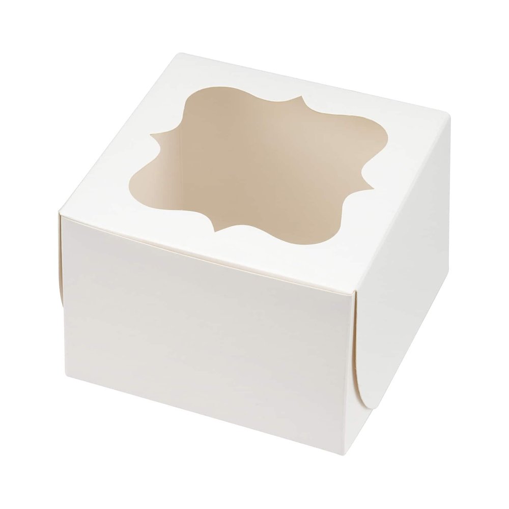Celebrate It 5" White Window Treat Boxes, 12 Packs: 5 ct. (60 total)