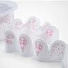 Pink Pull Bow Ribbons , Confetti Flowers, Jordan Almonds Ribbons, Almond Favors Ribbons DIY Favors Flower Pull Bow Ribbon Almonds Made in Italy view 1