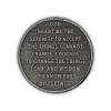 10 Year Sobriety Coin | Legacy AA Chip | Thick Triplate Recovery Anniversary Token (Gray) view 3