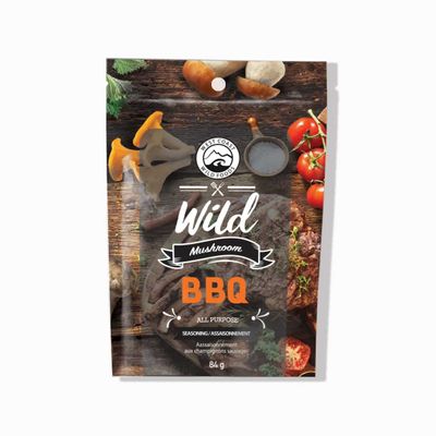 BBQ Wild Mushroom Seasonings | 84g - 3oz |Premium Ingredients for Gourmet Recipes | West Coast Wild Foods