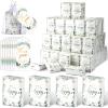 100 Packs Wedding Tissues Happy Tears Tissue Packs for Wedding Guests Favors Facial Travel Size with 100 Thank You Cards and Organza Bags Welcome Bag Stuffers view 1