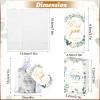 100 Packs Wedding Tissues Happy Tears Tissue Packs for Wedding Guests Favors Facial Travel Size with 100 Thank You Cards and Organza Bags Welcome Bag Stuffers view 2
