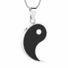BIAIHQIE Cremation Jewelry Pendant Necklace Stainless Steel Urn Jewelry for Ashes Keepsake Funeral Jewelry,1 view 1