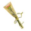 Prudance Waterproof Flower Bouquet Wrapping Bags Clear Plastic and Kraft Paper Floral Gift Bags for Weddings, Valentines Day, DIY Arrangements (50Pcs, Small) view 3